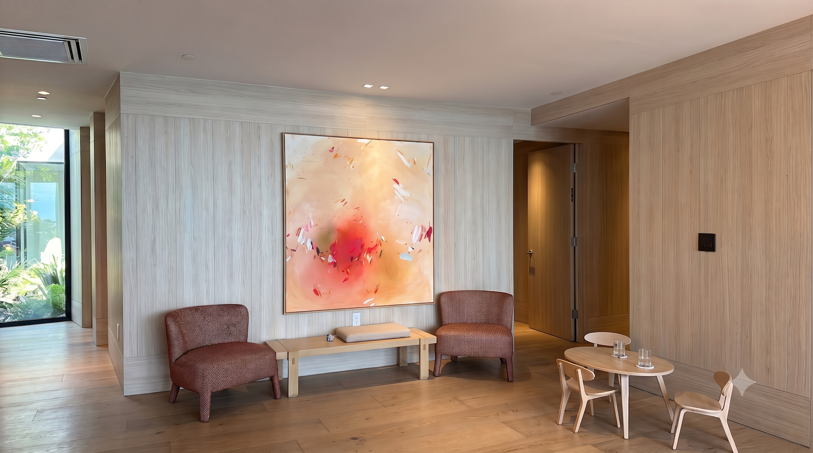 Five Park South Beach interior with discreet smart home technology.