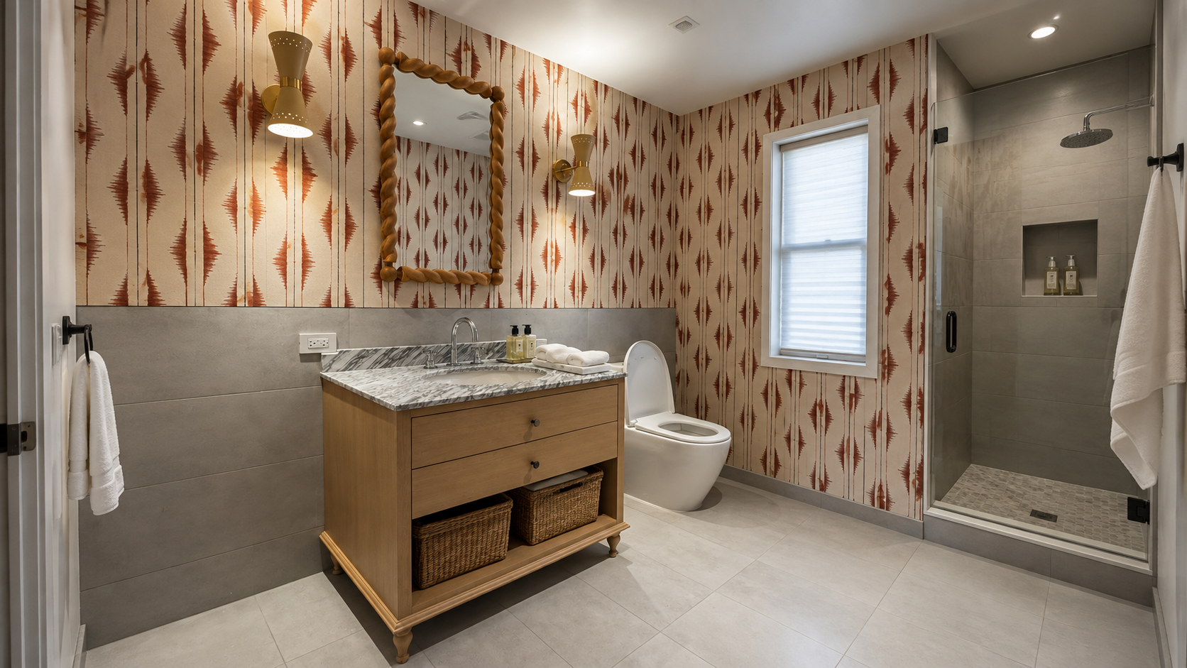 Five Park South Beach living space with discreet home technology.