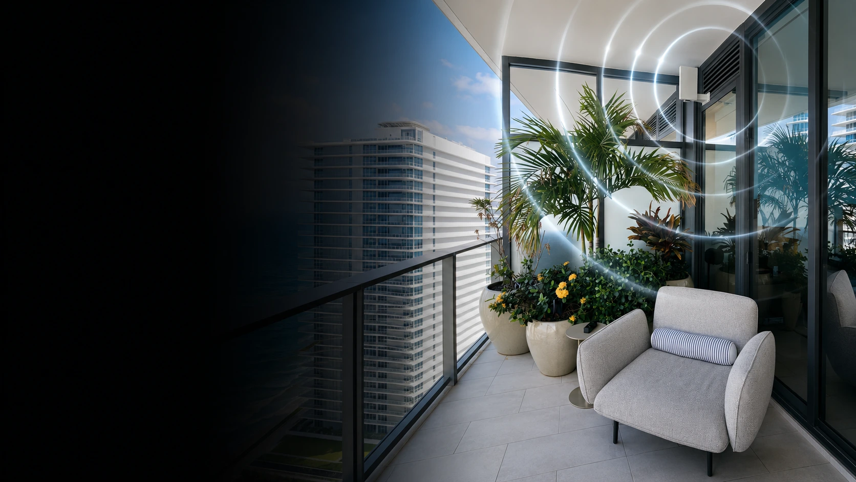 Connected luxury residence supported by invisible high-performance infrastructure.